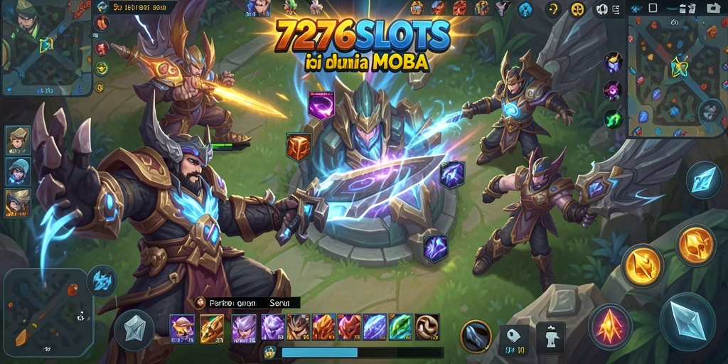Tampilan seru dari pertempuran tim di 7276SLOTS.