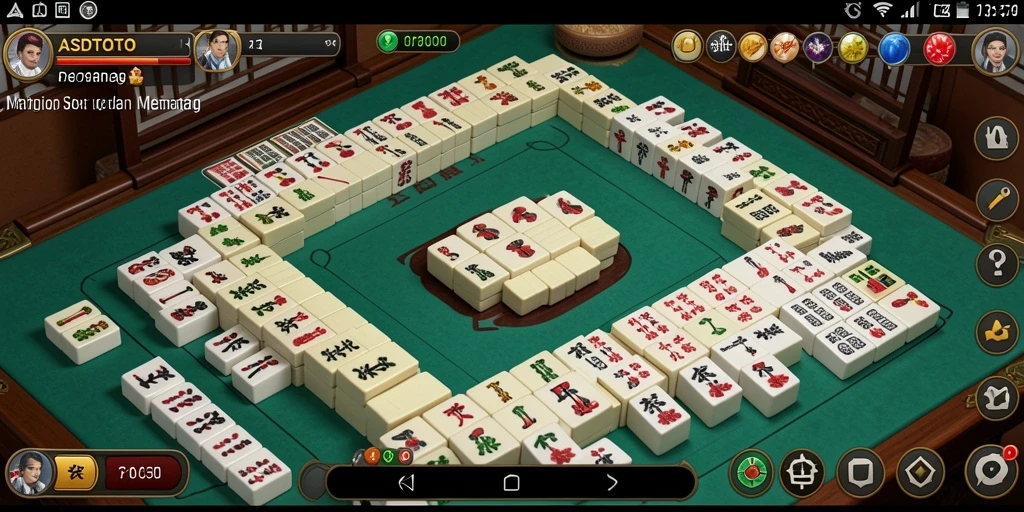 Tampilan gameplay ASDTOTO yang menarik dan penuh tantangan Mahjong.