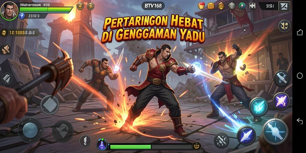 Tampilan seru dari gameplay Fighting BTV168 yang mendebarkan.