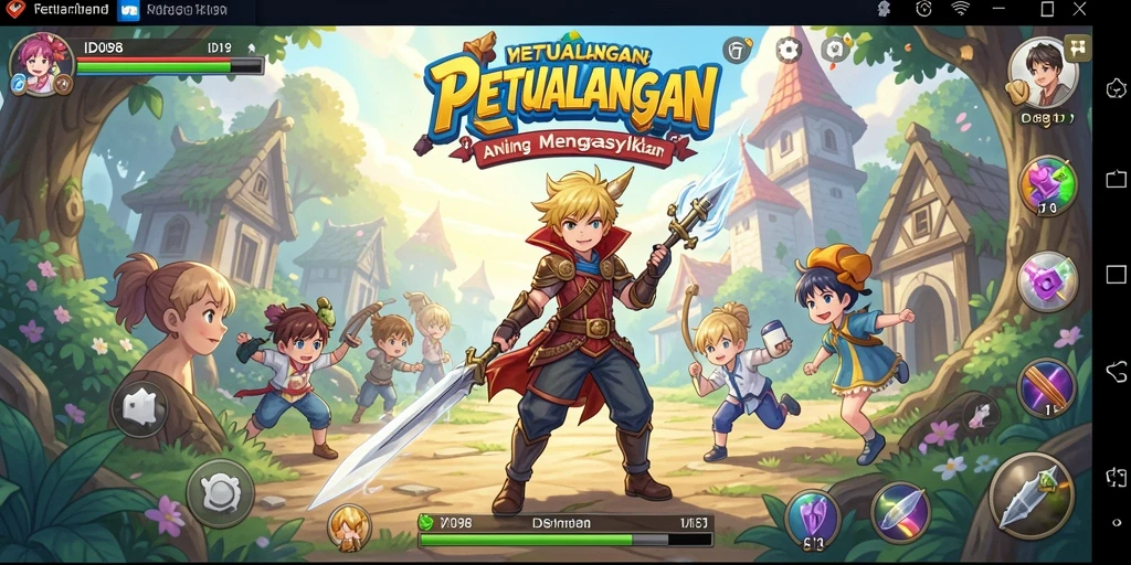Screenshot ID098 menampilkan karakter anime dalam aksi yang mendebarkan.