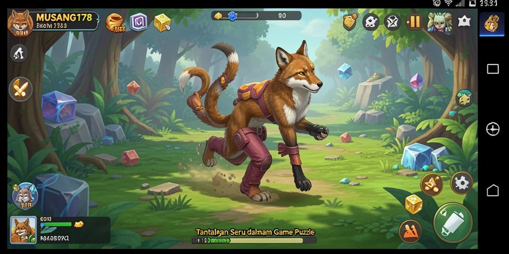 Tampilan gameplay MUSANG178 yang seru dan penuh warna.