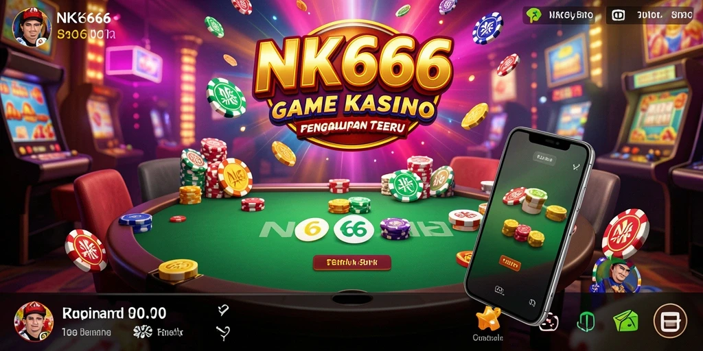 Tampilan gameplay Kasino yang mendebarkan dan menarik di NK666.