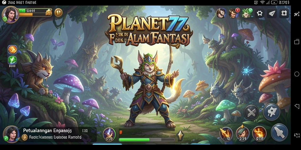 Gameplay menakjubkan di dunia fantasi PLANET77.