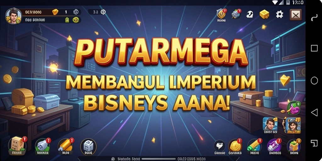 Tampilan gameplay PUTARMEGA yang menarik dan dinamis.