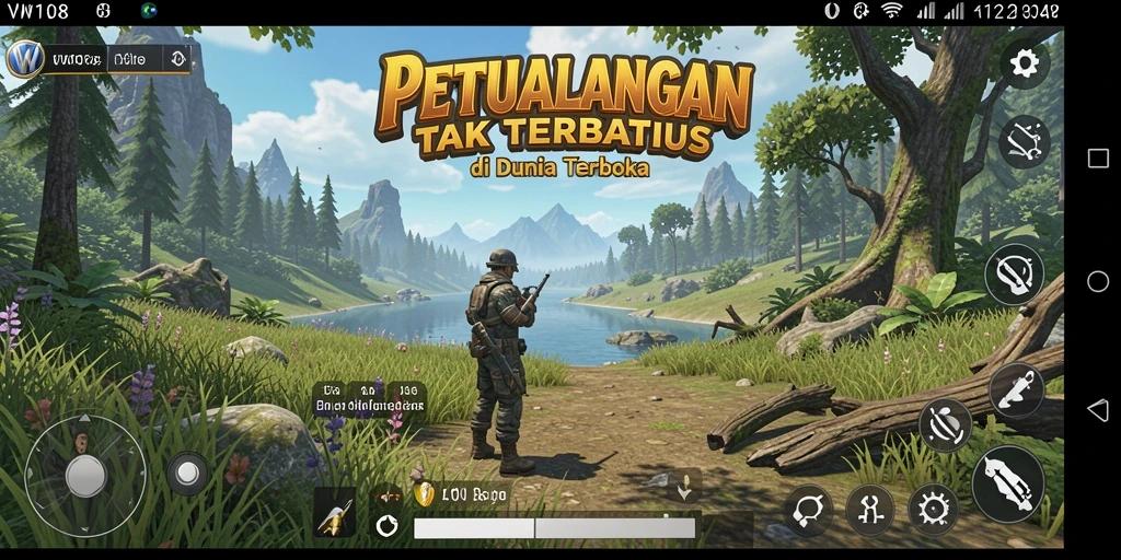 Tampilan gameplay yang mendebarkan di dunia Open World.