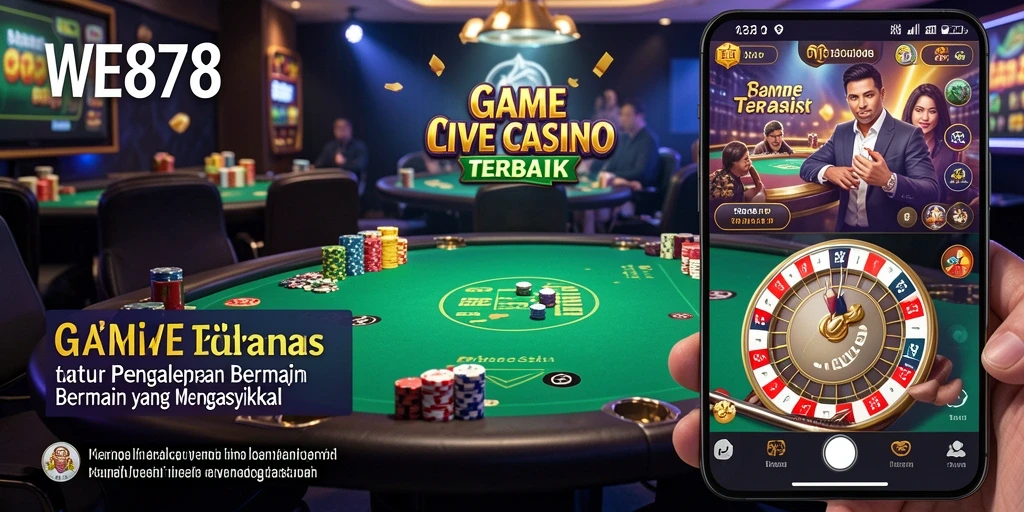 Tampilan gameplay Live Casino yang seru dan interaktif.